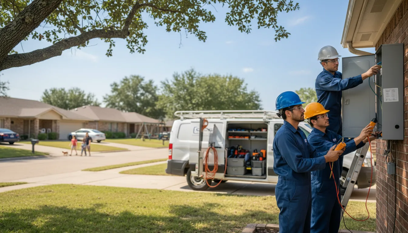 Certified electrician providing emergency electrical services in Siloam, GA